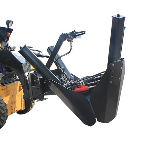 skid steer tree spade digger attachment|bucket tree spade digger.